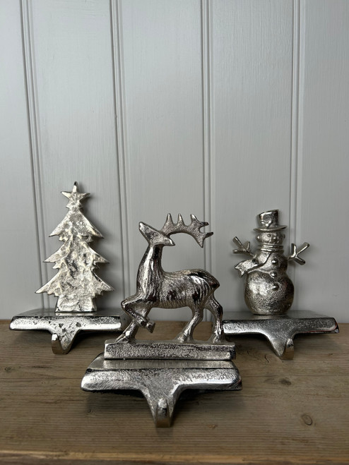 Silver Metal Stocking Hanger x 4 's (£1.50 each)