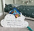 (x4 £18.65ea) White Wooden Cloud Shaped Children's Bookshelf