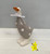 (x16)(£4.65ea) Large Ceramic Polka Dot Duck 19cm - Grey Body