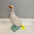 (x16)(£4.65ea) Large Ceramic Polka Dot Duck 19cm - Teal Dots