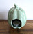 (x18)(£3.95ea) DUE JULY - Pumpkin with Lid Wax Melter / Oil Burner 12cm - Green