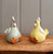 (x32)(£1.3ea) 2asst Porcelain Sitting Chicken Ornaments 8.5cm