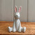 (x32)(£1.3ea) Porcelain Sitting Rabbit Ornament 8.5cm