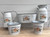 (x60)(£1.68ea) DUE JULY - Pumpkin Patch Embossed Vintage Zinc Pot With Handle 13cm