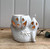 (x36)(£3.48ea) DUE AUGUST - Porcelain Ghost & Pumpkin Wax Burner 12.5cm