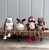 (x24)(£1.80ea) DUE JULY - Ceramic Dangly Legged Ornament - Squirrel