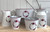 (x60)(£1.68ea) DUE JULY - Festive Wreath Embossed Vintage Zinc Pot With Handle 13cm