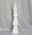 (x16)(£5.95ea) DUE AUGUST - Large Metal Tree Ornament 68cm - Snowcovered White
