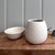 (x24)(£2.45ea) DUE JULY - Spa Collection Stoneware Wax Burner with Removeable Dish - Cream