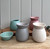 (x24)(£2.45ea) DUE JULY - Spa Collection Stoneware Wax Burner with Removeable Dish - Grey