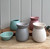 (x24)(£2.45ea) DUE JULY - Spa Collection Stoneware Wax Burner with Removeable Dish - Aqua