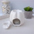 Pumpkin with Lid Wax Melter / Oil Burner 12cm - White Pumpkin with Lid Wax Melter / Oil Burner 12cm - White