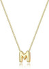 Bubble Gold Letter Necklace for Women, 14k Gold Plated Balloon Initial Necklace, Dainty Gold Necklace for Women, Personalized Bubble Pendant Name Necklace, Fashion Accessories Trendy Jewelry