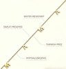 Mama Necklace for Women, 14K Gold Plated Dainty Mom Necklace Non Tarnish Jewelry for Mama, Mother Gifts for New Mom, First Time Mommy Gifts