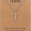 Faith Cross Pendant Necklace for Women Religious Christian Jewelry Mother's Day Gifts for Women