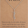 Faith Cross Pendant Necklace for Women Religious Christian Jewelry Mother's Day Gifts for Women