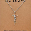 Faith Cross Pendant Necklace for Women Religious Christian Jewelry Mother's Day Gifts for Women