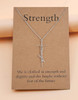 Faith Cross Pendant Necklace for Women Religious Christian Jewelry Mother's Day Gifts for Women