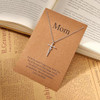 Faith Cross Pendant Necklace for Women Religious Christian Jewelry Mother's Day Gifts for Women