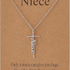 Faith Cross Pendant Necklace for Women Religious Christian Jewelry Mother's Day Gifts for Women
