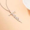 Faith Cross Pendant Necklace for Women Religious Christian Jewelry Mother's Day Gifts for Women