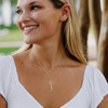 Faith Cross Pendant Necklace for Women Religious Christian Jewelry Mother's Day Gifts for Women