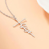Faith Cross Pendant Necklace for Women Religious Christian Jewelry Mother's Day Gifts for Women