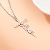 Faith Cross Pendant Necklace for Women Religious Christian Jewelry Mother's Day Gifts for Women