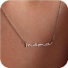 Mama Necklaces for Women, Gifts for Mother, 14K Gold Plated Dainty Necklace Non Tarnish Jewelry, Gifts for New Mom