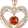 18K Rose Gold Necklaces for Women Birthday Gifts for Women Jewelry for Women Birthday Gifts for Wife Girlfriend Daughter Wife Birthday Gifts for Anniversary Mothers Day Christmas Valentines Gifts