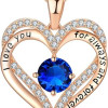 18K Rose Gold Necklaces for Women Birthday Gifts for Women Jewelry for Women Birthday Gifts for Wife Girlfriend Daughter Wife Birthday Gifts for Anniversary Mothers Day Christmas Valentines Gifts
