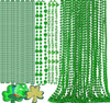 St Patricks Day Necklace Shamrock Necklace Bulk St Patricks Day Accessories for Women Green Beads St Pattys Accessories Decorations Party Favor