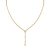 Time Interlaced - A fashionable and popular jewelry necklace pendant set, featuring Monnes stone, made of 925 silver and plated with platinum diamonds