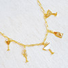 Cheers To Happiness Multi Charm Necklace