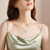 Female Love Pendant Necklace, Mother's Day Gift for Mom, I Love Mom (Comes with Gift Box)