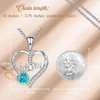 Female Love Pendant Necklace, Mother's Day Gift for Mom, I Love Mom (Comes with Gift Box)