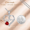 Female Love Pendant Necklace, Mother's Day Gift for Mom, I Love Mom (Comes with Gift Box)