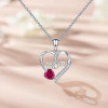 Female Love Pendant Necklace, Mother's Day Gift for Mom, I Love Mom (Comes with Gift Box)