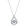 Dynamic - Fashionable and trendy jewelry set with 1-carat Moissan diamond S925 sterling silver, affordable diamond necklace pendant
