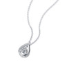 Dynamic - Fashionable and trendy jewelry set with 1-carat Moissan diamond S925 sterling silver, affordable diamond necklace pendant