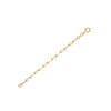 Sterling Silver Gold Plated Paperclip Chain (2.95 mm)