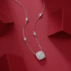 Dream - A fashionable and trendy jewelry necklace pendant set with 1-carat Moissan diamond S925 sterling silver and platinum-plated diamond