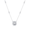 Dream - A fashionable and trendy jewelry necklace pendant set with 1-carat Moissan diamond S925 sterling silver and platinum-plated diamond
