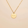 Faith based necklace - "let it be" "be still"