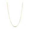 Sterling Silver Gold Plated Paperclip Chain (2.50 mm)