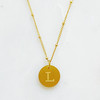 Ellison + Young: Singular Charm Initial Necklace