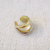 Dual Tone Ear Cuff – Sleek Gold and Silver No-Piercing Earring