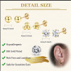 Stylish earrings can be worn comfortably in multiple scenarios. They stay firmly in place and won't fall off, adding a sense of refinement and being suitable for people of all styles.