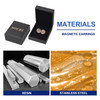 Hoexe Magnetic Earrings, No Piercing Earrings Clear Jawline Lines To Create A Beautiful Figure