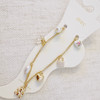 Bear & Bow Charm Anklet – Playful Gold Chain with Heartfelt Details